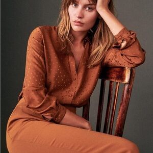 Sezane Ann Silk Shirt, Size 34, Great Condition